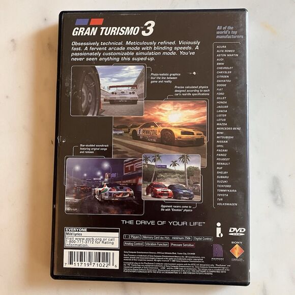 Gran Turismo 3 - Sony PlayStation 2 - Picture 2 of 3